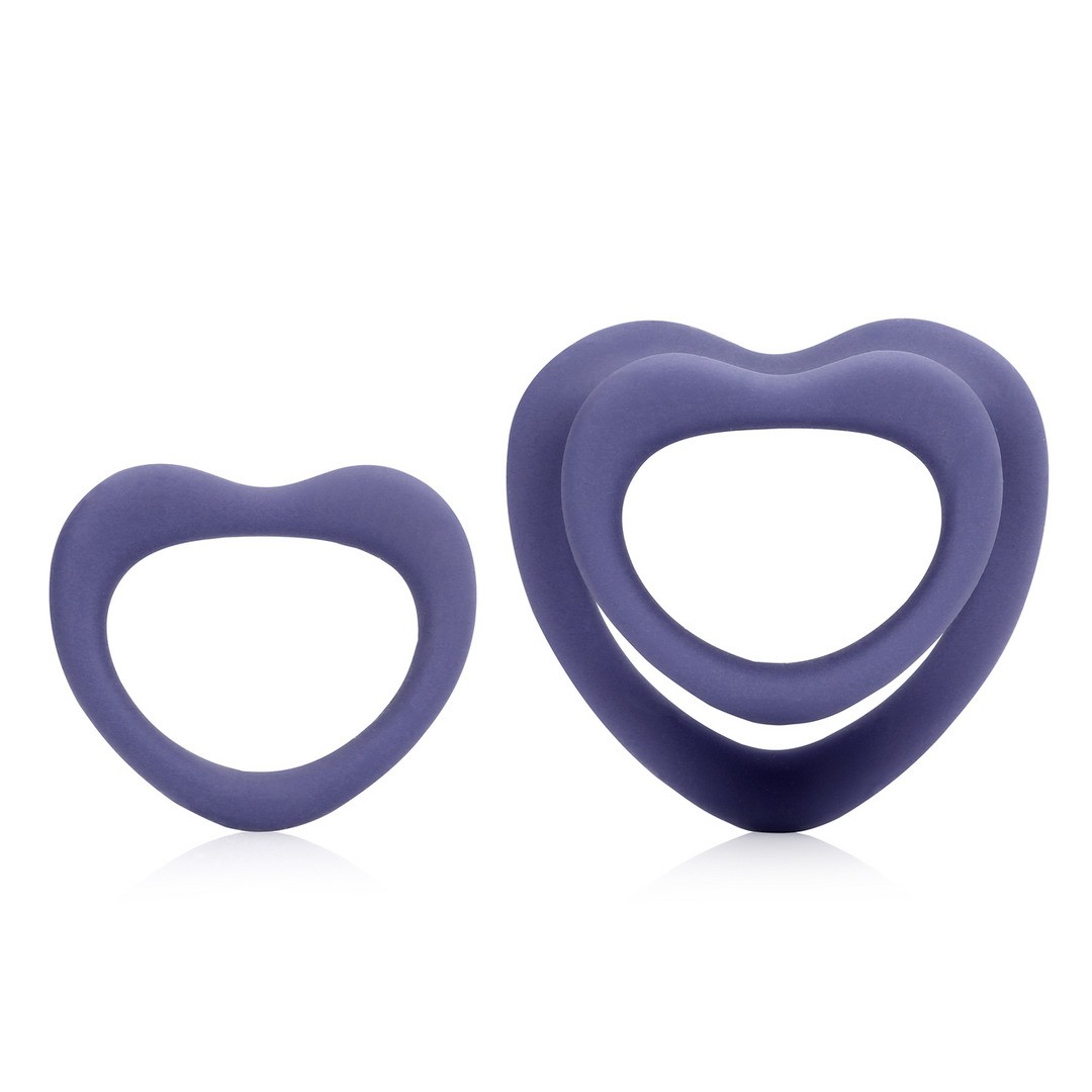 Heart cock ring set