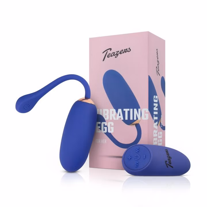 Vibrating egg azul azul
