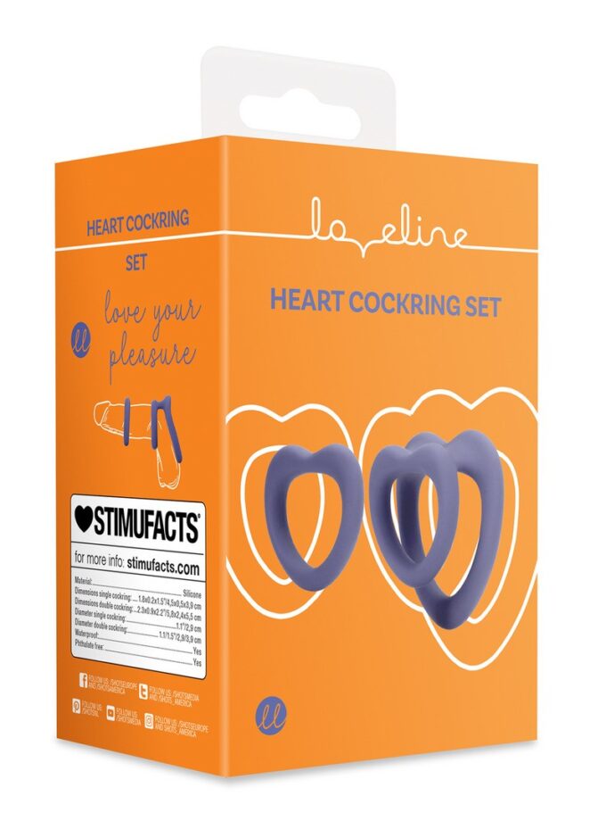 Heart Cockring Set